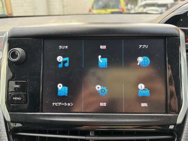 プジョー ２０８ レザーエディション 東京都 2018(平30)年 1.1万km ブルーアンクル 純正ナビ/ETC/ドライブレコーダー/電動格納ミラー/黒レザーシート/前席シートヒーター/アクティブシティーブレーキ/ウインカーミラー/バニティミラー/USB/フォグランプ/オートハロゲンライト