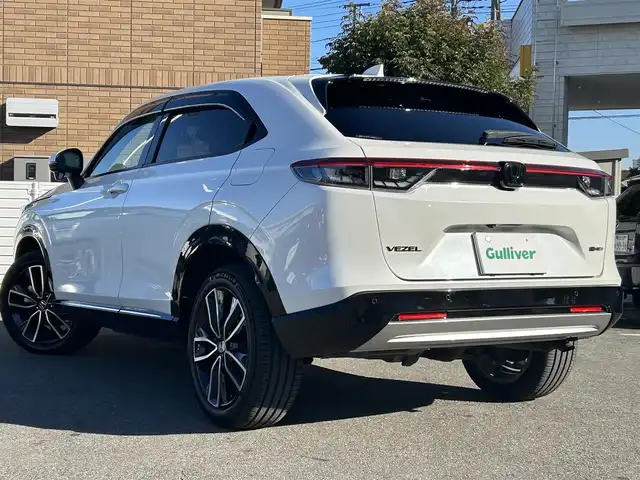 ホンダ ヴェゼル ハイブリッド e:HEV Z 群馬県 2021(令3)年 5.9万km プラチナホワイトパール ワンオーナー/ホンダセンシング/衝突軽減ブレーキ/純正メモリーナビ/バックカメラ　Bluetooth フルセグＴＶ/アダプティブクルーズコントロール/ヒルディセントコントロールスイッチ/両前席シートヒーター/パワーバックドア/パドルシフト/ステアリングヒーター/ステアリングリモコン/ビルトインＥＴＣ２．０/ブラインドスポットインフォメーション/ワイヤレススマホ充電/チップアップシート/社外ドライブレコーダー（前後カメラ）/保証書/取説/スペアキーｘ１