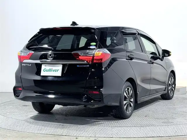 ホンダ シャトル ハイブリッド X 大阪府 2015(平27)年 4.2万km クリスタルブラックパール 純正ナビTV バックカメラ ハーフレザーシート クルーズコントロール 衝突軽減ブレーキ スマートキー プッシュスタート オートライト LEDヘッドライト ETC