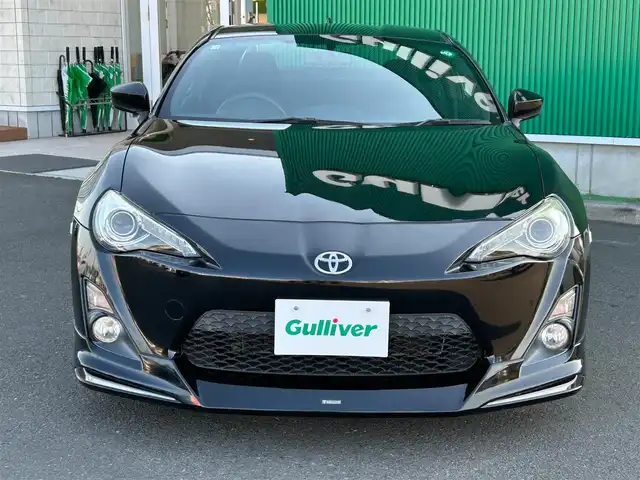 トヨタ ８６ GT 宮城県 2014(平26)年 7.4万km クリスタルブラックシリカ モデリスタエアロ（F/S/R）/社外ナビ（DPV-7000）/・CD/DVD/・Bluetooth/・フルセグTV/バックモニター/ETC/革巻きステアリング/クルーズコントロール/HIDヘッドライト/フォグランプ/オートライト/スマートキー＆プッシュスタート/電動格納ミラー/純正17インチAW/純正フロアマット/純正ラゲッジマット/W/サイド/カーテンエアバッグ