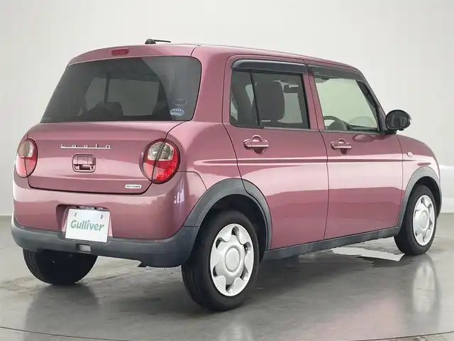 スズキ ラパン L 愛知県 2015(平27)年 3.5万km カシスピンクパールメタリック 純正ナビ　フルセグＴＶ　Ｂｌｕｅｔｏｏｔｈ　アラウンドビューモニター　ＤＶＤ再生　ＵＳＢポート　シートヒーター　純正フロアマット　衝突軽減　アイドリングストップ　ＬＥＤヘッドライト　スマートキー　禁煙
