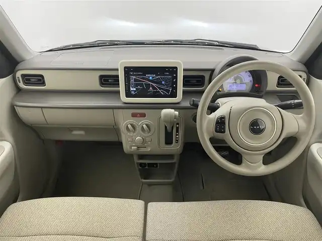スズキ ラパン L 愛知県 2015(平27)年 3.5万km カシスピンクパールメタリック 純正ナビ　フルセグＴＶ　Ｂｌｕｅｔｏｏｔｈ　アラウンドビューモニター　ＤＶＤ再生　ＵＳＢポート　シートヒーター　純正フロアマット　衝突軽減　アイドリングストップ　ＬＥＤヘッドライト　スマートキー　禁煙