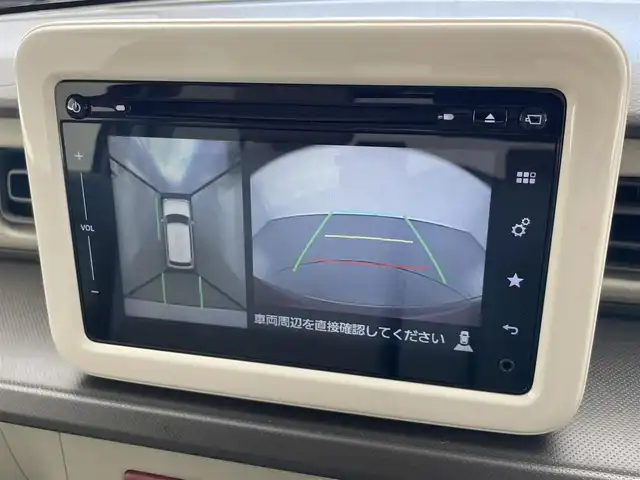 スズキ ラパン L 愛知県 2015(平27)年 3.5万km カシスピンクパールメタリック 純正ナビ　フルセグＴＶ　Ｂｌｕｅｔｏｏｔｈ　アラウンドビューモニター　ＤＶＤ再生　ＵＳＢポート　シートヒーター　純正フロアマット　衝突軽減　アイドリングストップ　ＬＥＤヘッドライト　スマートキー　禁煙