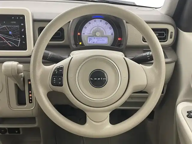 スズキ ラパン L 愛知県 2015(平27)年 3.5万km カシスピンクパールメタリック 純正ナビ　フルセグＴＶ　Ｂｌｕｅｔｏｏｔｈ　アラウンドビューモニター　ＤＶＤ再生　ＵＳＢポート　シートヒーター　純正フロアマット　衝突軽減　アイドリングストップ　ＬＥＤヘッドライト　スマートキー　禁煙