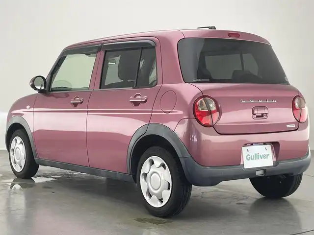スズキ ラパン L 愛知県 2015(平27)年 3.5万km カシスピンクパールメタリック 純正ナビ　フルセグＴＶ　Ｂｌｕｅｔｏｏｔｈ　アラウンドビューモニター　ＤＶＤ再生　ＵＳＢポート　シートヒーター　純正フロアマット　衝突軽減　アイドリングストップ　ＬＥＤヘッドライト　スマートキー　禁煙