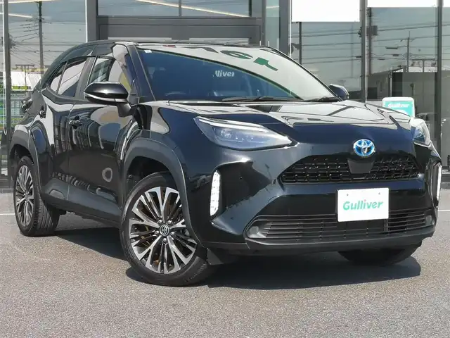 トヨタ ヤリスクロス ハイブリッド Z 茨城県 2021(令3)年 2.4万km ブラックマイカ 純正ナビ/【AM・FM・USB・BT】/パワーシート/シートヒーター/レーダークルコン/Ｂカメラ/ETC2.0/前後ドラレコ/前後コーナーセンサー/ステリモ/ブレーキホールド/オートライト/オートハイビーム/ヘッドライトレベライザー/LEDライト/純正アルミホイール