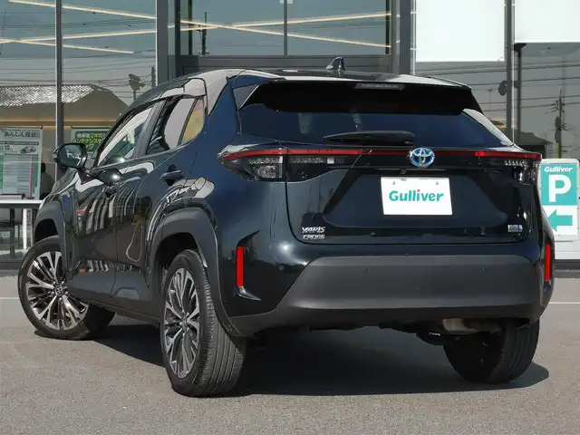 トヨタ ヤリスクロス ハイブリッド Z 茨城県 2021(令3)年 2.4万km ブラックマイカ 純正ナビ/【AM・FM・USB・BT】/パワーシート/シートヒーター/レーダークルコン/Ｂカメラ/ETC2.0/前後ドラレコ/前後コーナーセンサー/ステリモ/ブレーキホールド/オートライト/オートハイビーム/ヘッドライトレベライザー/LEDライト/純正アルミホイール