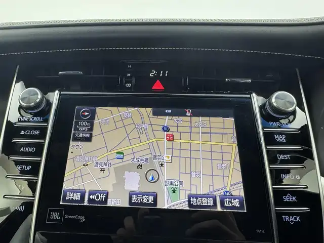 トヨタ ハリアー プレミアム アドバンスドP 愛知県 2014(平26)年 12万km ダークブラウンM 電動マルチパネルムーンルーフ/JBLプレミアムサウンド/純正8インチSDナビ/(BT/CD/DVD/SDAUX/フルセグTV）/全方位バックカメラ/レザーシート/D＋N席シートヒーター/パノラミックビューボタン/ETC/トヨタセーフティセンス/・クリアランスソナー/・レーンキープアシスト/・インテリジェントクリアランスソナー/・プリクラッシュセーフティー/純正LEDヘッドライト/カーテンエアバッグ/純正18インチAW/ドアバイザー