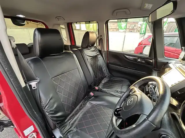 ホンダ Ｎ ＢＯＸ カスタム G Lパッケージ 岡山県 2016(平28)年 8.9万km ミラノレッド 登録時走行距離88303キロ/純正メモリナビ/AM/FM/TV/Bluetooth/SD/DVD/低速域衝突軽減ブレーキ/アイドリングストップ/両側パワースライドドア/バックカメラ/純正14インチAW/HIDヘッドライト/電動格納ミラー/プッシュスタート/スマートキー/ETC