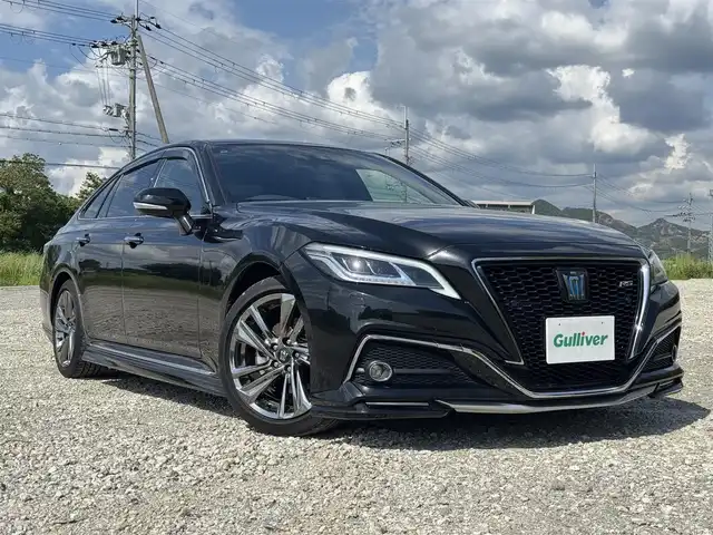 トヨタ クラウン ハイブリッド RS アドバンス 兵庫県 2021(令3)年 2.3万km プレシャスブラックパール TRDエアロ(F/S/RU/R)/純正ナビ/フルセグTV/Bluetooth接続可/バックカメラ/ビルトインETC2.0/黒革シート/シートベンチレーション/シートヒーター/LEDヘッドライト/スマートキー×2