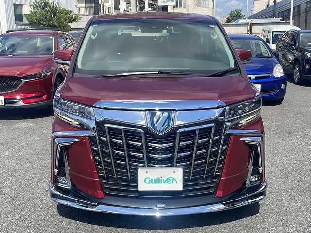 トヨタ アルファードハイブリット SR 東京都 2019(令1)年 2.5万km ダークレッドマイカメタリック ワンオーナー/純正メモリナビ/JBLサウンドシステム/モデリスタエアロ/純正フリップダウンモニター/アダプティブクルーズコント/フルセグテレビ/全方位カメラ/レザーシート/パワーシート/シートヒーター/エアーシート/パワーバックドア/両側パワースライドドア/ETC2.0/LEDヘッドライト/PCS/BSM