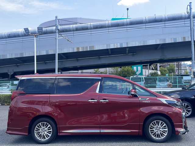 トヨタ アルファードハイブリット SR 東京都 2019(令1)年 2.5万km ダークレッドマイカメタリック ワンオーナー/純正メモリナビ/JBLサウンドシステム/モデリスタエアロ/純正フリップダウンモニター/アダプティブクルーズコント/フルセグテレビ/全方位カメラ/レザーシート/パワーシート/シートヒーター/エアーシート/パワーバックドア/両側パワースライドドア/ETC2.0/LEDヘッドライト/PCS/BSM