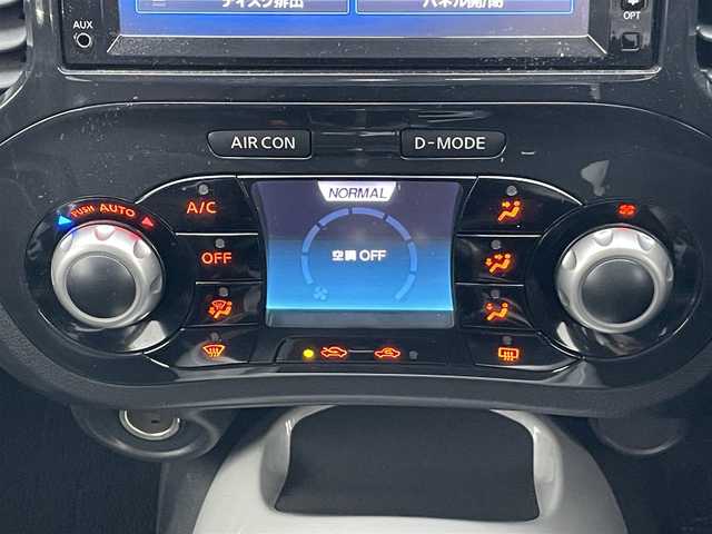 日産 ジューク 16GT プレミアムホワイトP 岡山県 2012(平24)年 11.4万km サファイアブラック 禁煙車/登録時走行距離：114016km/特別仕様車/純正SDナビ（型番：MC312D-W）/フルセグTV/Bluetooth/ビルトインETC/シートヒーター（D・N席）/レザーシート/オートリトラミラー/電動格納ミラー/オートライト/ヘッドライトレベライザー/ハロゲンヘッドライト/フォグライト/純正17インチAW/革巻きステアリング/プッシュスタート/スマートキー/ドアバイザー/純正フロアマット