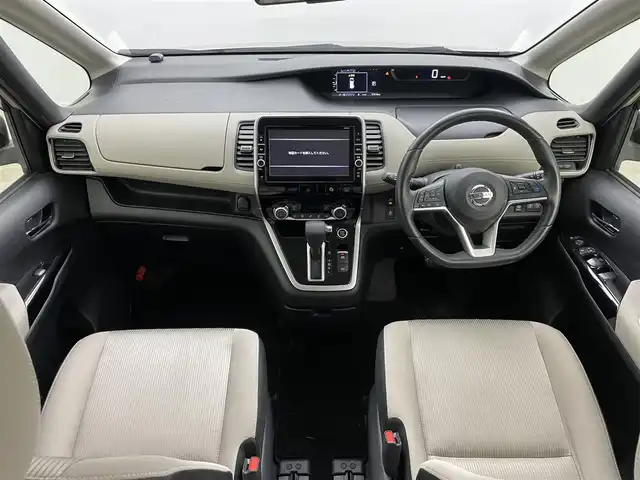 日産 セレナ ハイウェイスター G プロパイロットED 岡山県 2016(平28)年 6.7万km カシミヤグレージュ 2トーン 純正９インチナビ　/（CD/DVD/BT/フルセグ）/型式：MM516D－L/純正１１インチフリップダウンモニター　/プロパイロット　/衝突軽減ブレーキ　/オートブレーキホールド/両側電動スライド　/アラウンドビューモニター/デジタルインナーミラー　/ビルトインＥＴＣ　/ＬＥＤヘッドライト/フォグランプ　/純正ドライブレコーダー（前）　/コーナーセンサー前後/パーキングアシスト/ＵＳＢ接続/取扱説明書/スペアキー×１