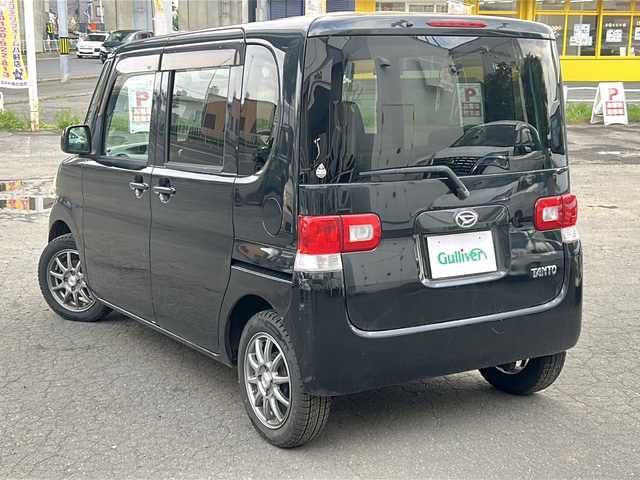 ダイハツ タント L 道央・札幌 2011(平23)年 12.7万km ブラックマイカメタリック ・4WD/・純正ナビ/フルセグTV/DVD/CD/SD/・ドライブレコーダー/・ETC/・ドアバイザー/・夏タイヤ14インチホイル積込