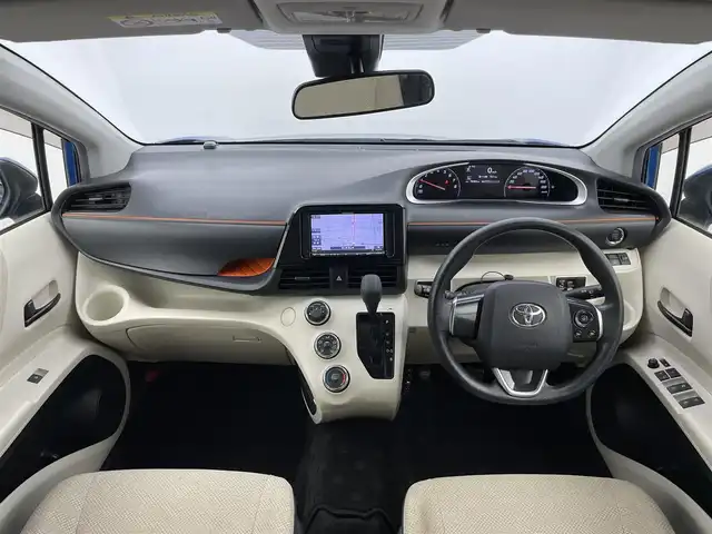 トヨタ シエンタ X 富山県 2018(平30)年 7.7万km コバルトブルーメタリック 社外ナビ（AM/FM/DVD/BT）/バックカメラ/ETC/片側パワースライドドア/衝突被害軽減システム/レーンキープアシスト/横滑り防止装置/社外アルミホイール/社外フロアマット/LEDライト/オートマチックハイビーム/電動格納ミラー/純正CPてっちんホイール付冬タイヤ有/スマートキー/スペアキー