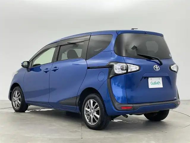 トヨタ シエンタ X 富山県 2018(平30)年 7.7万km コバルトブルーメタリック 社外ナビ（AM/FM/DVD/BT）/バックカメラ/ETC/片側パワースライドドア/衝突被害軽減システム/レーンキープアシスト/横滑り防止装置/社外アルミホイール/社外フロアマット/LEDライト/オートマチックハイビーム/電動格納ミラー/純正CPてっちんホイール付冬タイヤ有/スマートキー/スペアキー