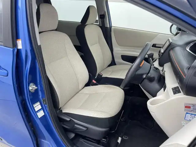 トヨタ シエンタ X 富山県 2018(平30)年 7.7万km コバルトブルーメタリック 社外ナビ（AM/FM/DVD/BT）/バックカメラ/ETC/片側パワースライドドア/衝突被害軽減システム/レーンキープアシスト/横滑り防止装置/社外アルミホイール/社外フロアマット/LEDライト/オートマチックハイビーム/電動格納ミラー/純正CPてっちんホイール付冬タイヤ有/スマートキー/スペアキー