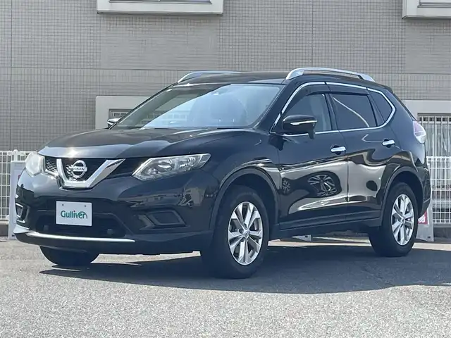 日産 エクストレイル 20X エマージェンシーブレーキ 山口県 2017(平29)年 4.1万km ダイヤモンドブラック 4WD/ルーフレール/メモリナビ フルセグTV CD BT/バックカメラ/衝突被害軽減ブレーキ/レーンアシスト/ドラレコ/ETC/シートヒーター/カプロンシート/スマートキー/コーナーセンサー/オートライト/禁煙車