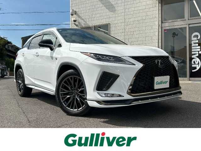 レクサス ＲＸ 300 Fスポーツ 愛知県 2022(令4)年 3.1万km ホワイトノーヴァガラスフレーク ワンオーナー/メモリナビ/フルセグテレビ/バックカメラ/アラウンドビューモニター/アイドリングストップ/ウィンカーミラー/クルーズコントロール/サンルーフ/プッシュスタート/パワーバックドア/ETC/LED/デジタルインナーミラー/HUD/ステアリングヒーター/BSM/RCTA/ブレーキホールド/ブラインドスポットモニター