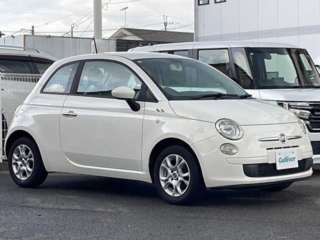 フィアット ５００ 1．2 ポップ 愛媛県 2016(平28)年 3.9万km 白 CDオーディオ/ETC/純正フロアマット/ステアリングスイッチ/リモコンキー/パワーステアリング/パワーウィンドウ