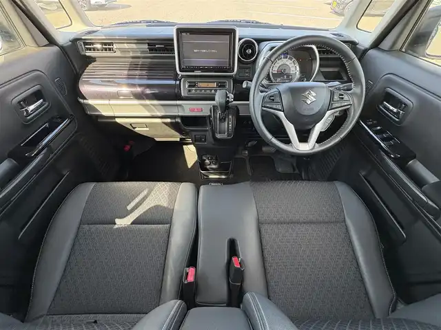 スズキ スペーシア カスタム HYBRID XS 大分県 2022(令4)年 1.2万km ピュアホワイトP ・純正ナビ(CD/DVD/SD/BT/USB)/・全方位カメラ/・フルセグテレビ/・衝突軽減ブレーキ/・コーナーセンサー/・両側パワースライド/・ヘッドアップディスプレイ/・レーダークルーズコントロール/・ETC/・ドライブレコーダー/・運転席シートヒーター/・スマートキー/・プッシュスタートボタン/・純正アルミホイール