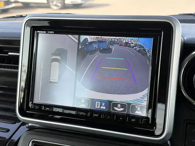 スズキ スペーシア カスタム HYBRID XS 大分県 2022(令4)年 1.2万km ピュアホワイトP ・純正ナビ(CD/DVD/SD/BT/USB)/・全方位カメラ/・フルセグテレビ/・衝突軽減ブレーキ/・コーナーセンサー/・両側パワースライド/・ヘッドアップディスプレイ/・レーダークルーズコントロール/・ETC/・ドライブレコーダー/・運転席シートヒーター/・スマートキー/・プッシュスタートボタン/・純正アルミホイール