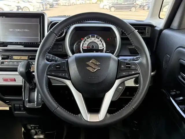 スズキ スペーシア カスタム HYBRID XS 大分県 2022(令4)年 1.2万km ピュアホワイトP ・純正ナビ(CD/DVD/SD/BT/USB)/・全方位カメラ/・フルセグテレビ/・衝突軽減ブレーキ/・コーナーセンサー/・両側パワースライド/・ヘッドアップディスプレイ/・レーダークルーズコントロール/・ETC/・ドライブレコーダー/・運転席シートヒーター/・スマートキー/・プッシュスタートボタン/・純正アルミホイール