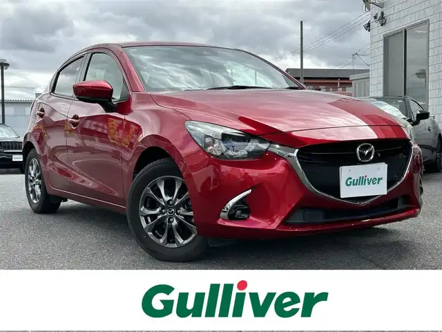 マツダ デミオ 15Sミストマルーン 奈良県 2019(平31)年 2.8万km ソウルレッドクリスタルM ワンオーナー/純正メモリナビ/シートヒーター/パドルシフト/スポーツモード/レーダ探知機/純正フロアマット/純正アルミ/ドラレコ/Bluetooth/バックカメラ/Pウィンドウ/Pステアリング/スマートキー/オートライト/スペアキー/保証書/記録簿/取扱説明書