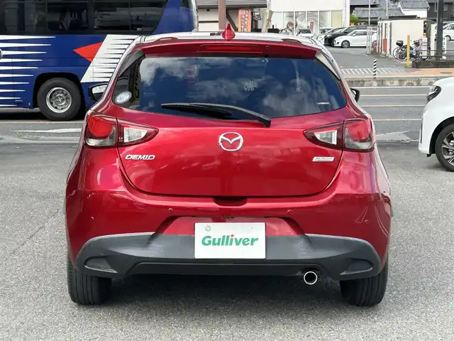 マツダ デミオ 15Sミストマルーン 奈良県 2019(平31)年 2.8万km ソウルレッドクリスタルM ワンオーナー/純正メモリナビ/シートヒーター/パドルシフト/スポーツモード/レーダ探知機/純正フロアマット/純正アルミ/ドラレコ/Bluetooth/バックカメラ/Pウィンドウ/Pステアリング/スマートキー/オートライト/スペアキー/保証書/記録簿/取扱説明書