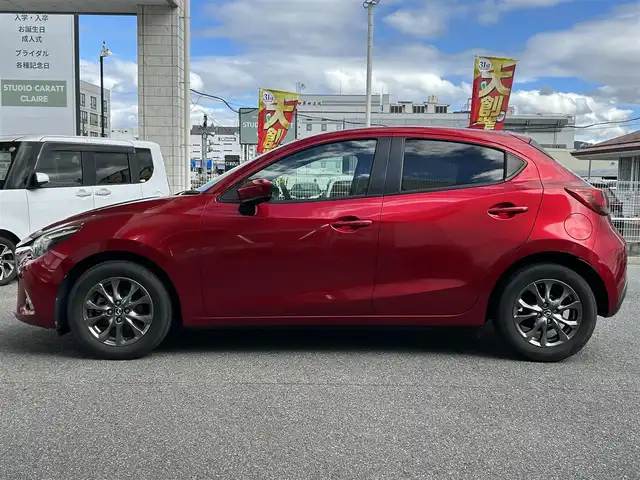 マツダ デミオ 15Sミストマルーン 奈良県 2019(平31)年 2.8万km ソウルレッドクリスタルM ワンオーナー/純正メモリナビ/シートヒーター/パドルシフト/スポーツモード/レーダ探知機/純正フロアマット/純正アルミ/ドラレコ/Bluetooth/バックカメラ/Pウィンドウ/Pステアリング/スマートキー/オートライト/スペアキー/保証書/記録簿/取扱説明書