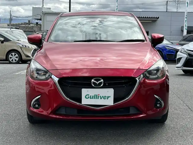 マツダ デミオ 15Sミストマルーン 奈良県 2019(平31)年 2.8万km ソウルレッドクリスタルM ワンオーナー/純正メモリナビ/シートヒーター/パドルシフト/スポーツモード/レーダ探知機/純正フロアマット/純正アルミ/ドラレコ/Bluetooth/バックカメラ/Pウィンドウ/Pステアリング/スマートキー/オートライト/スペアキー/保証書/記録簿/取扱説明書