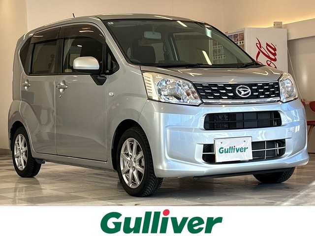 ダイハツ ムーヴ X ターボ 岐阜県 2016(平28)年 1.3万km シルバー 社外ナビ/取説/プッシュスタート/スマートキー/ヘッドライト光軸調整/バックモニター/フルセグ/純正マット/ベンチシート/純正アルミホイール/ハロゲンライト/Bluetooth/ドアバイザー/CD／DVDチェンジャー