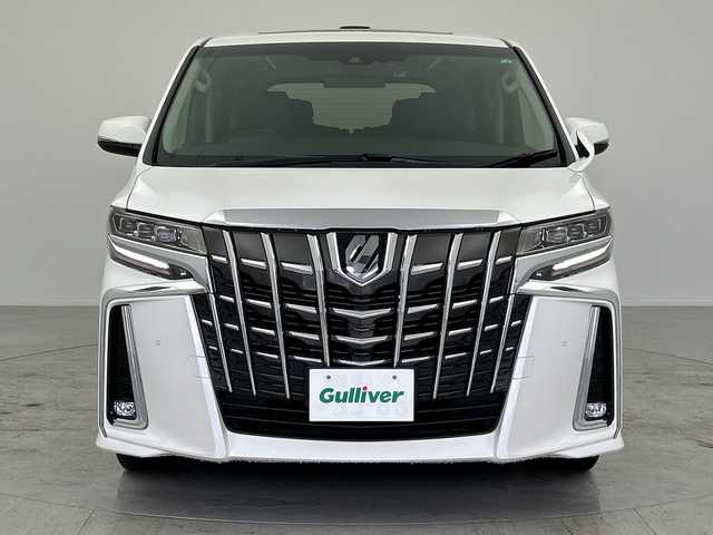 トヨタ アルファード S Cパッケージ 愛知県 2021(令3)年 4.9万km ホワイトパールクリスタルシャイン 純正ディスプレイオーディオ　コネクティッドナビ対応/純正フリップダウンモニター/純正DVDデッキ/ETC/バックカメラ/電動ムーンルーフ/デジタルインナーミラー/運転席メモリー付きパワーシート/シートベンチレーション/ステアリングヒーター/トヨタセーフティセンス/・プリクラッシュセーフティ/・レーンアシスト/・プリクラッシュセーフティ/・ブラインドスポットモニター/・レーダークルーズコントロール/・ロードサインアシスト/横滑り防止/両側パワースライドドア/パワーバックドア