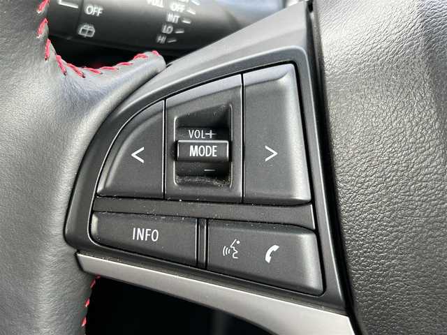 スズキ スペーシア カスタム HYBRID XS 佐賀県 2020(令2)年 6.8万km ブルーイッシュブラックパール3 デュアルセンサーブレーキサポート/リアセンサー/純正8型SDナビ/・全方位カメラ/・フルセグTV/BT/CD/DVD/・TVキャンセラー/純正ドラレコ(DRV518S)/両側パワースライドドア/純正15インチAW/LEDヘッドライト/オートライト/フォグランプ/ハーフレザーシート（合皮）/シートヒーター/ETC/ヘッドアップディスプレイ/革巻きステアリング/リアサーキュレーター/リアサンシェード/リアシートテーブル/電動格納ミラー/フロアマット/ドアバイザー/エアバックW/スペアキー×1