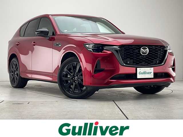 マツダ ＣＸ－６０ XD HV プレミアムスポーツ 愛知県 2023(令5)年 1.8万km ソウルレッドクリスタルM 純正12.3型ディスプレイオーディオナビ/プレミアムサウンドBOSE/全方位カメラ/サンルーフ/レーダークルーズコントロール/シートヒーター/エアシート/電動リアゲート/パワーシート/ヘッドアップディスプレイ/純正アルミホイール/ブラインドスポットモニター/LEDヘッドライト/パドルシフト/ステアリングヒーター/レーンキープアシスト/オートマチックハイビーム/ドライブレコーダー/ETC/衝突軽減システム/フルセグ/Bluetooth/ステアリングスイッチ/スマートキー/プッシュスタート