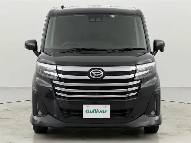 ダイハツ トール カスタムG 福岡県 2023(令5)年 5.4万km ブラックマイカメタリック アルパインフリップダウンモニター　/両側パワースライドドア　/社外ナビ　/全方位カメラ　/ＥＴＣ　/レーダークルコン　/衝突軽減　/レーンキープ　/コーナーセンサー　/横滑り防止　/アクセル踏み間違い　/アイドリング/LED