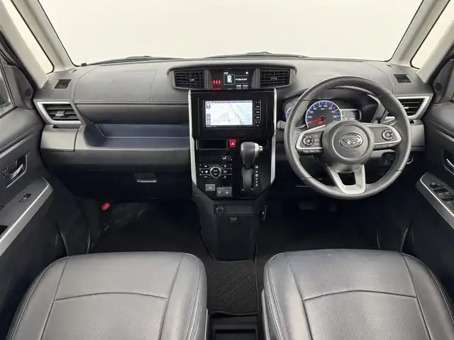 ダイハツ トール カスタムG 福岡県 2023(令5)年 5.4万km ブラックマイカメタリック アルパインフリップダウンモニター　/両側パワースライドドア　/社外ナビ　/全方位カメラ　/ＥＴＣ　/レーダークルコン　/衝突軽減　/レーンキープ　/コーナーセンサー　/横滑り防止　/アクセル踏み間違い　/アイドリング/LED