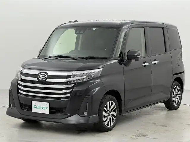 ダイハツ トール カスタムG 福岡県 2023(令5)年 5.4万km ブラックマイカメタリック アルパインフリップダウンモニター　/両側パワースライドドア　/社外ナビ　/全方位カメラ　/ＥＴＣ　/レーダークルコン　/衝突軽減　/レーンキープ　/コーナーセンサー　/横滑り防止　/アクセル踏み間違い　/アイドリング/LED