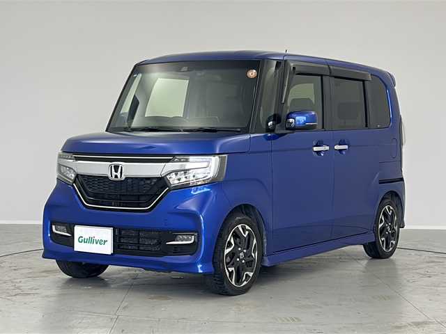 ホンダ Ｎ ＢＯＸ カスタム G L ターボ ホンダセンシング 茨城県 2019(平31)年 4.5万km ブリリアントスポーティブルーメタリック2トーン 純正ナビ フルセグＴＶ　アダプティブクルーズコントロール　両側電動スライドドア　衝突軽減ブレーキ　レーンキープアシスト　バックカメラ　ドライブレコーダー　ＥＴＣ　ＬＥＤライト　純正アルミホイール