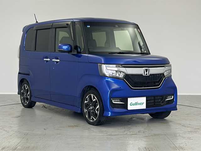 ホンダ Ｎ ＢＯＸ カスタム G L ターボ ホンダセンシング 茨城県 2019(平31)年 4.5万km ブリリアントスポーティブルーメタリック2トーン 純正ナビ フルセグＴＶ　アダプティブクルーズコントロール　両側電動スライドドア　衝突軽減ブレーキ　レーンキープアシスト　バックカメラ　ドライブレコーダー　ＥＴＣ　ＬＥＤライト　純正アルミホイール