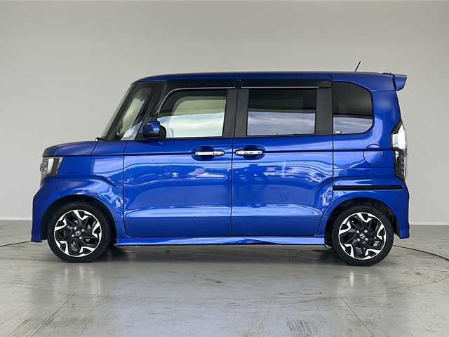 ホンダ Ｎ ＢＯＸ カスタム G L ターボ ホンダセンシング 茨城県 2019(平31)年 4.5万km ブリリアントスポーティブルーメタリック2トーン 純正ナビ フルセグＴＶ　アダプティブクルーズコントロール　両側電動スライドドア　衝突軽減ブレーキ　レーンキープアシスト　バックカメラ　ドライブレコーダー　ＥＴＣ　ＬＥＤライト　純正アルミホイール