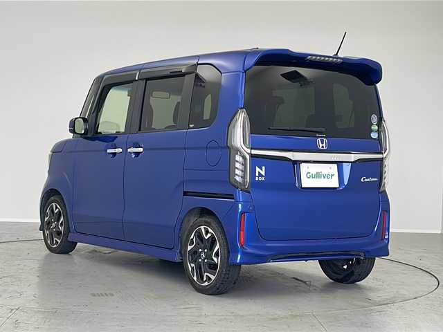 ホンダ Ｎ ＢＯＸ カスタム G L ターボ ホンダセンシング 茨城県 2019(平31)年 4.5万km ブリリアントスポーティブルーメタリック2トーン 純正ナビ フルセグＴＶ　アダプティブクルーズコントロール　両側電動スライドドア　衝突軽減ブレーキ　レーンキープアシスト　バックカメラ　ドライブレコーダー　ＥＴＣ　ＬＥＤライト　純正アルミホイール