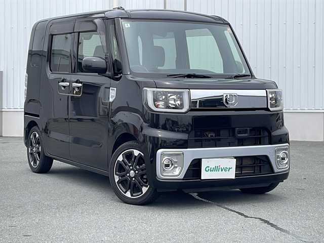 ダイハツ ウェイク G SA 三重県 2016(平28)年 6.6万km ブラックマイカメタリック プッシュスタート/電動格納ミラー/両側パワースライドドア/横滑り防止/衝突軽減ブレーキ/ステアリングスイッチ/革巻きステアリング/オートライト/USB入力端子1ヶ所/HDMI入力端子1ヶ所/純正フロアマット/純正ドアバイザー/デジタルインナーミラー/前後ドライブレコーダー/リアサンシェード/スペアキー/純正8型ナビ(AM/FM/CD/DVD/TV/BT)/バックカメラ/純正フードガーニッシュ(車載)/純正フォグライト(車載)/取扱説明書/ナビ取扱説明書/保証書/ワンオーナー/禁煙車