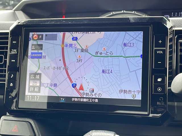 ダイハツ ウェイク G SA 三重県 2016(平28)年 6.6万km ブラックマイカメタリック プッシュスタート/電動格納ミラー/両側パワースライドドア/横滑り防止/衝突軽減ブレーキ/ステアリングスイッチ/革巻きステアリング/オートライト/USB入力端子1ヶ所/HDMI入力端子1ヶ所/純正フロアマット/純正ドアバイザー/デジタルインナーミラー/前後ドライブレコーダー/リアサンシェード/スペアキー/純正8型ナビ(AM/FM/CD/DVD/TV/BT)/バックカメラ/純正フードガーニッシュ(車載)/純正フォグライト(車載)/取扱説明書/ナビ取扱説明書/保証書/ワンオーナー/禁煙車