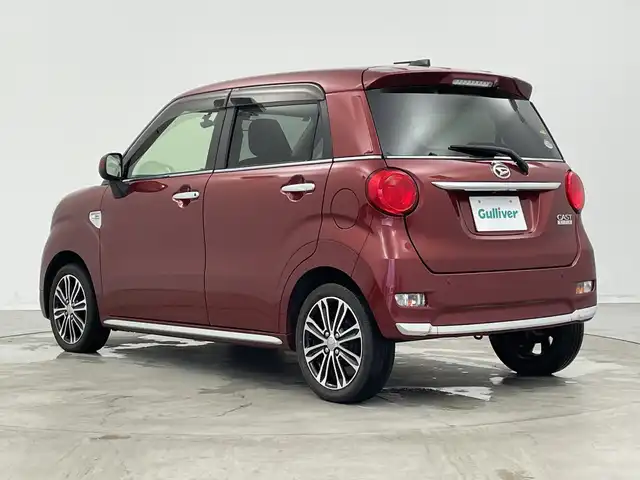 ダイハツ キャスト スタイル GターボプライムコレSAⅢ 新潟県 2019(令1)年 2.7万km ファイアークォーツレッドM ワンオーナー/純正メモリナビ【NSZN-W69D】/　フルセグTV/Bluetooth/CD/DVD/ハーフレザーシート/前席シートヒーター/衝突被害軽減ブレーキ/後方コーナーセンサー/レーンキープアシスト/オートマチックハイビーム/全方位モニター/ドライブレコーダー/ETC/アイドリングストップ/LEDヘッドライト/横滑り防止装置/オートライト/レザーステアリング/ステアリングスイッチ/禁煙車