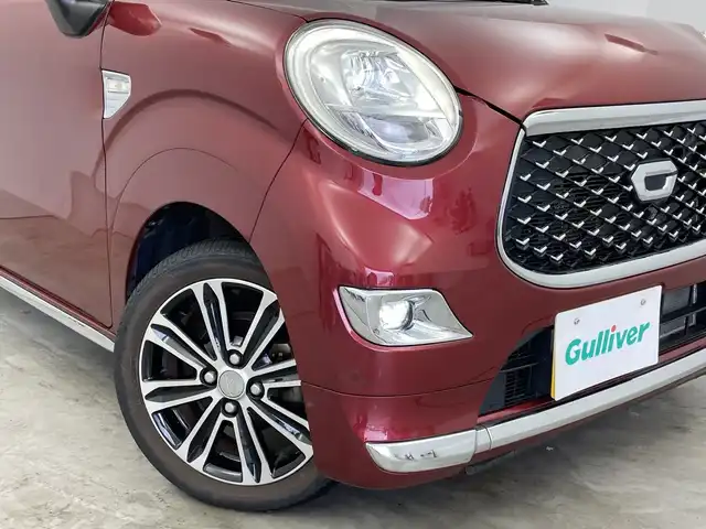 ダイハツ キャスト スタイル GターボプライムコレSAⅢ 新潟県 2019(令1)年 2.7万km ファイアークォーツレッドM ワンオーナー/純正メモリナビ【NSZN-W69D】/　フルセグTV/Bluetooth/CD/DVD/ハーフレザーシート/前席シートヒーター/衝突被害軽減ブレーキ/後方コーナーセンサー/レーンキープアシスト/オートマチックハイビーム/全方位モニター/ドライブレコーダー/ETC/アイドリングストップ/LEDヘッドライト/横滑り防止装置/オートライト/レザーステアリング/ステアリングスイッチ/禁煙車