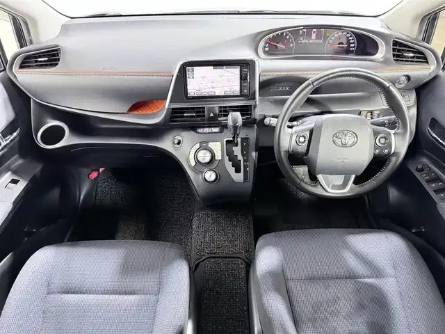 トヨタ シエンタ G 大阪府 2015(平27)年 6.4万km ブラックマイカ TRDエアロ 純正ナビ 両側電動ドア 衝突軽減B レーンアシスト バックカメラ ビルトインETC オートハイビーム LEヘッドDライト Bluetooth/DVD/CD スマートキー プッシュスタート オートエアコン 電動格納ミラー