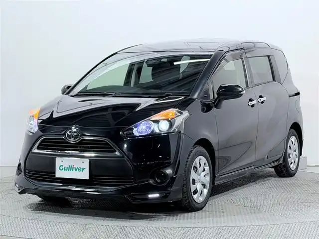 トヨタ シエンタ G 大阪府 2015(平27)年 6.4万km ブラックマイカ TRDエアロ 純正ナビ 両側電動ドア 衝突軽減B レーンアシスト バックカメラ ビルトインETC オートハイビーム LEヘッドDライト Bluetooth/DVD/CD スマートキー プッシュスタート オートエアコン 電動格納ミラー