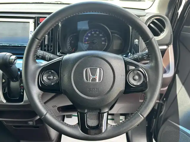 ホンダ Ｎ ＷＧＮ カスタム G Lパッケージ 兵庫県 2015(平27)年 6.7万km スマートブラック 純正SDナビ/ワンセグTV/プッシュスタート/CD/DVD/クルーズコントロール/CTBA/ハーフレザーシート/BTオーディオ/バックカメラ/スマートキー/ステアリングスイッチ/オートライト/オートエアコン/電格ミラー